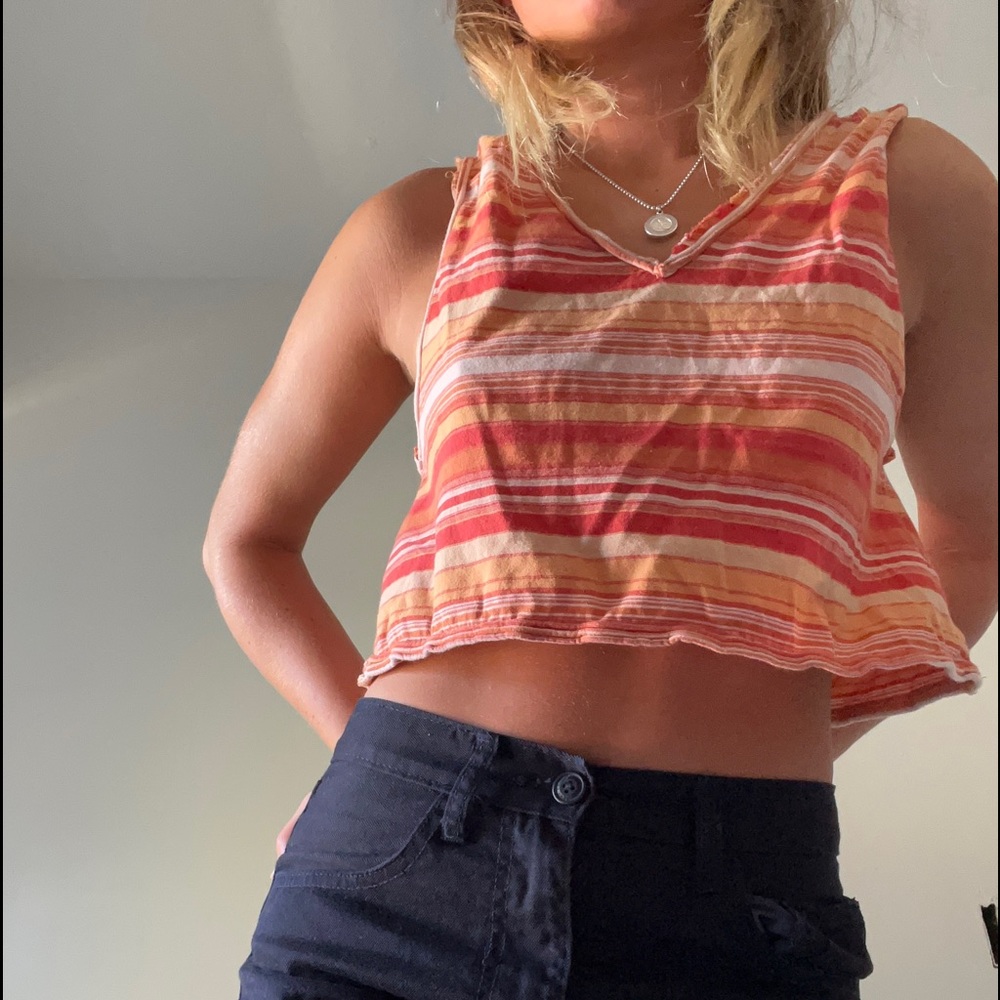 Striped urban outfitters tank top